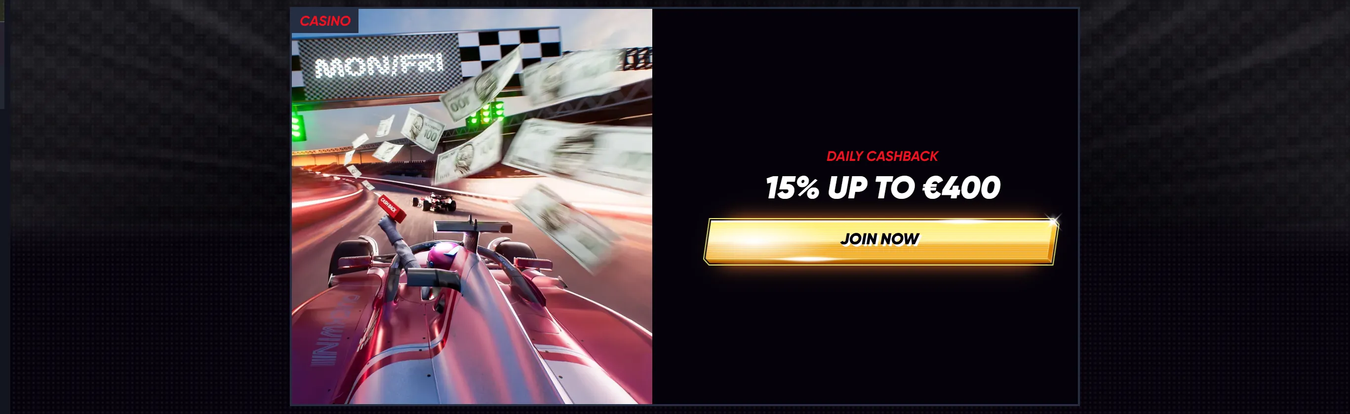 Politique de Cashback WinCasino